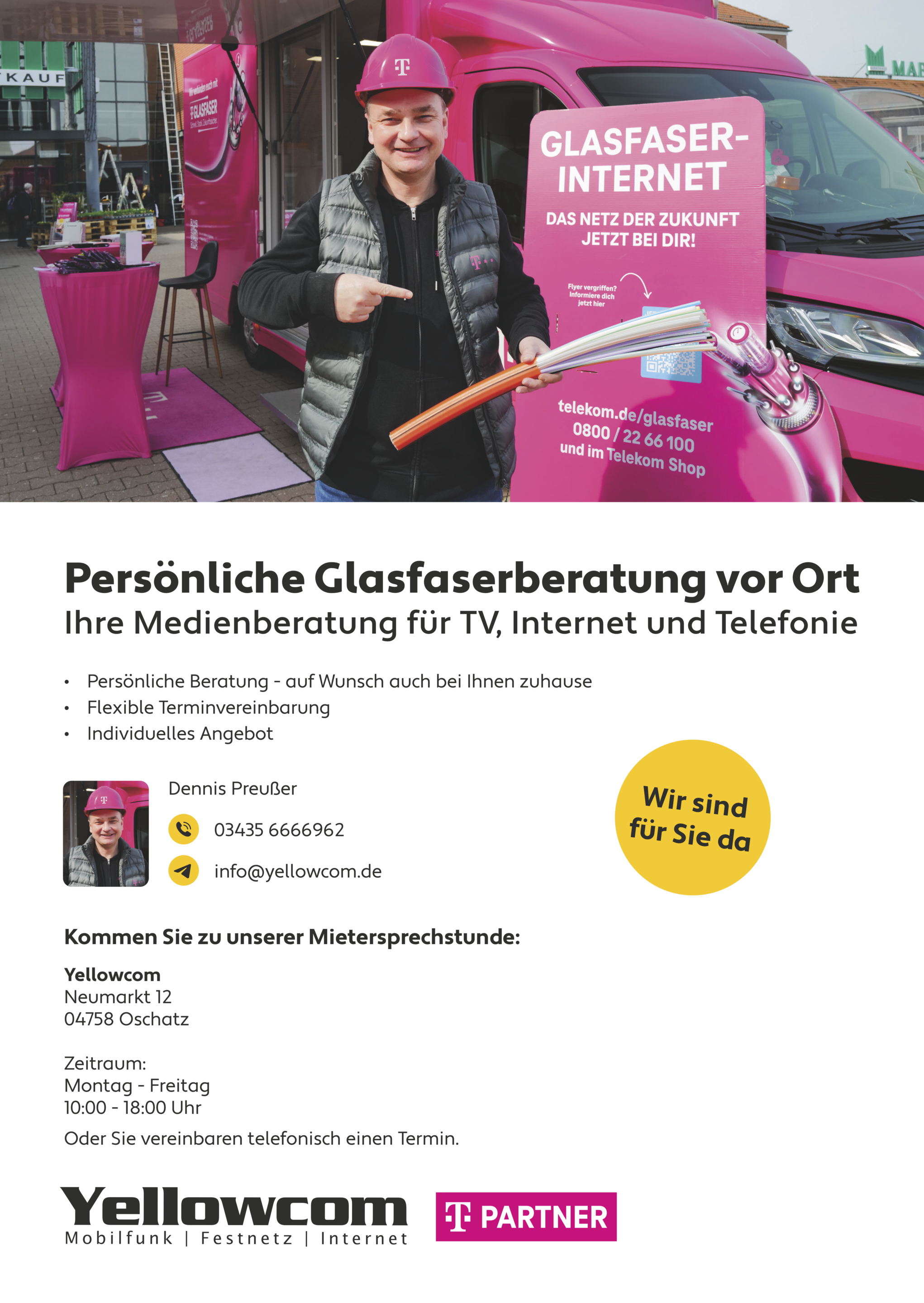 Yellowcom Glasfaserflyer